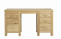 Vale Furnishers - Truro Double Pedestal Dressing Table